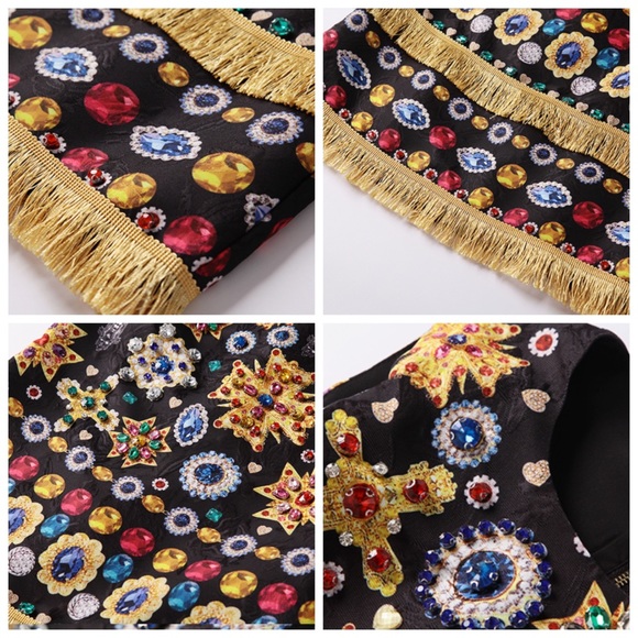 🆕 The LORUDA Bejeweled Fringe Dress - Picture 8 of 8